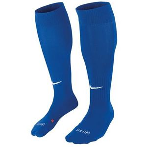 Nike Cushioned Knee High SX5728-100; Unisex sportsokken; wit; 38-42 EU (5-8 UK), Royalblu_Bianco, Large