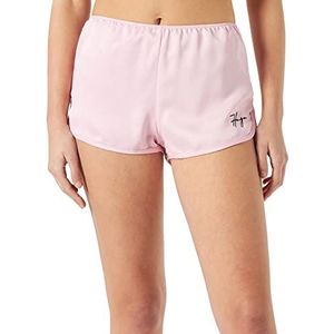 HUGO Satinight Pyjama-shorts voor dames, licht/pastelroze, 682, XL, Licht/Pastel Pink682