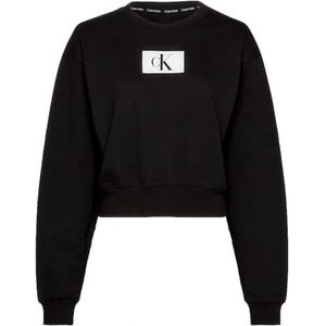 Calvin Klein Korte trui voor dames, zwart, zwart.