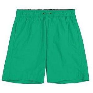 Champion Short de bain Legacy Boy grand logo GS130 Vert Taille L, Vert (Gs130), 11-12 ans
