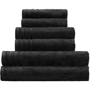Kleine Wolke Handdoek ""Royal"", 70 x 140 cm, zwart