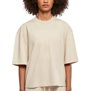 Urban Classics Oversized Biologisch T-shirt voor dames, Beige