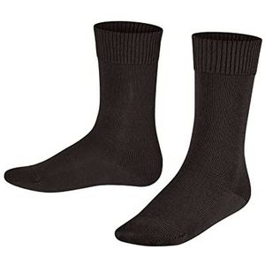 FALKE Comfort Wool Sokken voor kinderen, merinowol, blauw, grijs, zwart, meer warme kleuren, versterkt, ademend, dik, voor de winter, 1 paar, bruin (Dark Brown 5230)