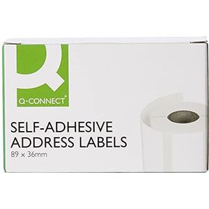 Best Price Square Address Labels 89X36MM (PK250) KF26073 by Q Connect