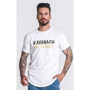 Gianni Kavanagh White Born Free Tee T-shirt voor heren, wit, L, Wit.
