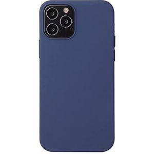 Zachte TPU-hoes, compatibel met iPhone 13 Pro Max, telefoonhoes met zachte microvezelvoering, anti-kras, vlekbestendigheid en huidvriendelijk, donkerblauw