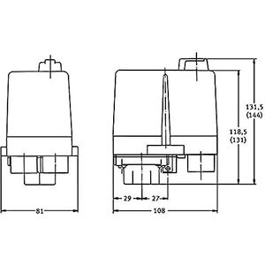 Airkraft AIRKRAFT Condor drukschakelaar, 10-16 Amp, 1