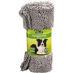 Dehner Snuggy hondenmat, polyester, 89 x 66 cm, grijs