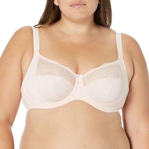 ELOMI Morgan Underwire damesbeha, kant, stretch, roze – balletroze, 100 K, Roze - Ballet Pink
