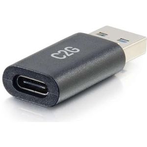 C2G SuperSpeed USB C-aansluiting naar USB A-stekker 5 Gbit/s adapter compatibel met smartphones, tablets en laptops