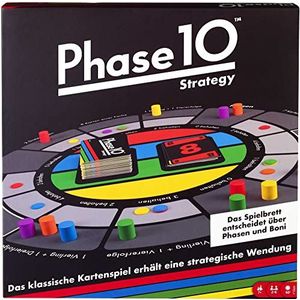 Mattel Games FTB29 Phase 10 Strategy bordspel voor 2-6 spelers, speelduur: ca. 60 tot 90 minuten vanaf 7 jaar