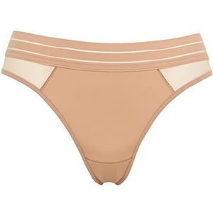 Maison lejaby - Tanga van lycra Nufit voor dames, Beige
