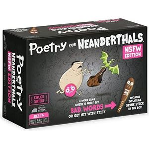 Exploding Kittens Poetry for Neanderthals NSFW Edition by Card Games voor volwassenen en tieners - Fun Party Games PFN-NSFW-6 meerkleurig