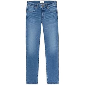 Wrangler Larston Jeans voor heren, Smoke Sea, ""Blauw