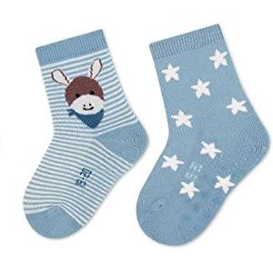 Sterntaler GOTS ABS sokken DP Emmi sokken, lichtblauw, normaal kinderen, uniseks, lichtblauw, één maat, Helleblau