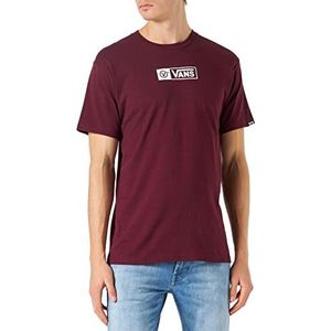 Vans circle tab heren t-shirt, Bordeaux