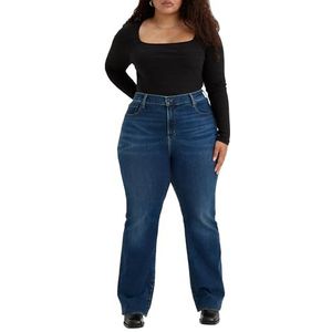 Levi's Plus Size 725™ High Rise Bootcut Dames Jeans, Blue Wave Dark Plus, 24 M, Blue Wave Dark Plus