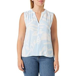 s.Oliver Chemisier sans manches pour femme Bleu Taille 38, bleu, 38