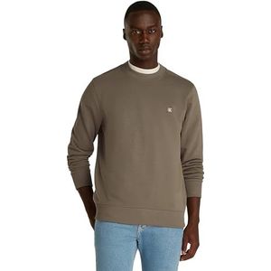 Calvin Klein Jeans Embro Embro J30j325270 Badge ronde hals sweatshirt heren, Grijs (Falcon Grey)