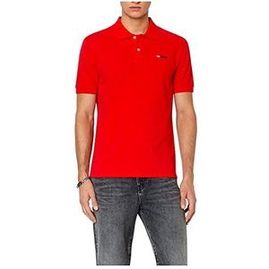 Diesel T-Smith-DIV Polo T-shirt pour homme, Ruban rouge, XS