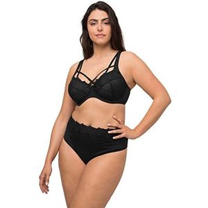 ULLA POPKEN Soutien-gorge avec armatures, Broderie Femme, Noir, 100D