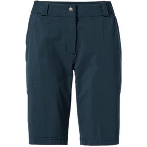 VAUDE Farley Stretch Trekkingbroek voor dames Short II, Dark Sea