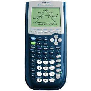 Texas Instruments TI-84 Plus Grafische Rekenmachine (8-Regelige Weergave, Geheugen, 2D-Weergave), Nachtblauw
