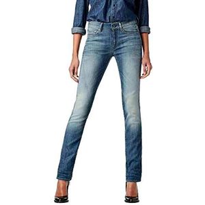 G-STAR RAW 3301 Contour High Straight WMN damesjeans, Blauw (Medium Aged 7802-071)