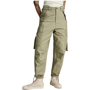 G-STAR RAW Drawcord cropped cargobroek voor dames, Groen (Ensis Green D24389-d387-6057)