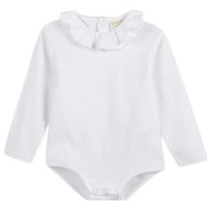 Gocco Baby Jongens poloshirt Con Cuello Volante Blanco Regular White One Size, Wit.