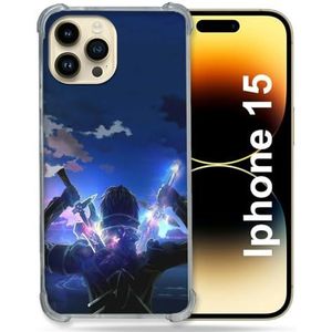 MagSafe-compatibel hoesje voor iPhone 15 (6.1) Manga SAO Sword Art Online Epee