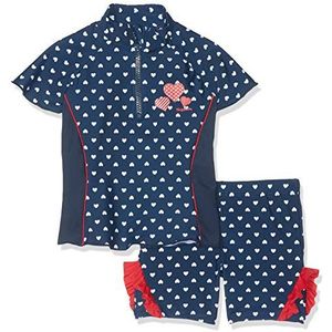 Playshoes Uv-schutz Badset Herzchen Uniseks kinderbadset (1 stuk), Blauw (Navy 11)