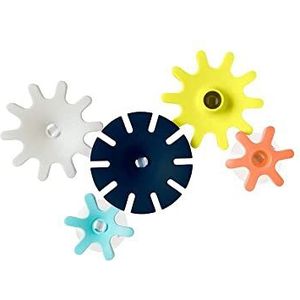 Boon B11375 COGS Bouwset (5-delig), babybad, zuignaptandwielen, waterspel voor kinderen, geschikt voor jongens en meisjes vanaf 12 maanden