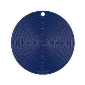 Le Creuset Pannenlappen / onderzetter, siliconen, rond, 20 cm, azuurblauw, 42404202200000