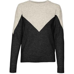 VERO MODA VMPLAZA Pull en tricot pour femme, Bouleau 3, XS