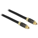 Premium digitale optische Toslink audio kabel met nylon mantel - 8mm / zwart - 3 meter
