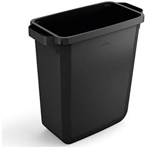 Durable - Durabin ECO afvalcontainer 60L - met handgrepen zwart - 1800503221