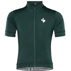 Sweet Protection Crossfire Merino Ss Jersey M voor heren, Fir Groen