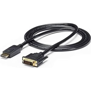 StarTech. com DisplayPort naar DVI kabel 2 m 1920x1200 stekker/stekker/DisplayPort-converter kabel (DP) naar DVI converter kabel DisplayPort Passieve DisplayPort Kabel (DP2DVI2MM6)