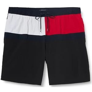 TOMMY HILFIGER Long Drawstring Na Um0um03311 badpak voor heren, Zwart, S