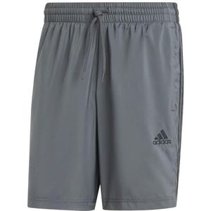 adidas Essentials 3 strepen geweven shorts voor heren, Dgh Solid Grijs