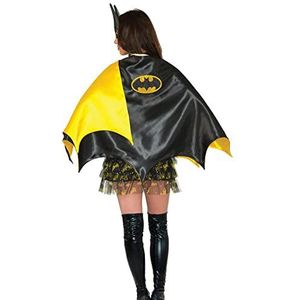 Rubies Deluxe Batgirl gevoerde cape voor volwassenen, eenheidsmaat
