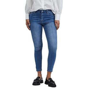 Vila Viskinnie Gy Rw Skinny Jeans Lbd/Su-noos dames, lichtblauw denim