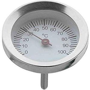 WMF 608566030 Vitalis Reserve-thermometer voor stoomboot rond Cromargan roestvrij staal gepolijst ovenvast en hittebestendig tot 100 °C, roestvrij staal 18/10