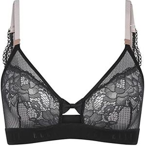 Elle Soutien-Gorge Femme, Noir, XXL