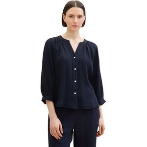 TOM TAILOR 1041676 Damesblouse (1 stuk), 10668 - Sky Captain Blue