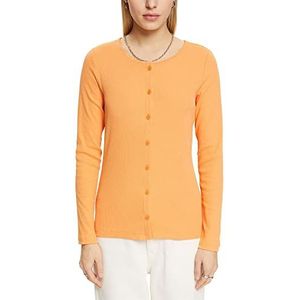 ESPRIT 013ee1k338 T-shirt dames, Oranje goud