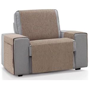 ECOMMERC3 Housse de canapé 1 place 55 x 220 cm - Couleur lin toucher doux, 100% fabriquée en Espagne