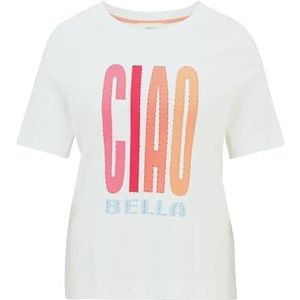 T-shirt pour femme de la marque Cartoon, Patch crème/rose, 42