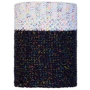 Buff Janna gebreide halswarmer voor dames van fleece, blauw (nachtblauw)